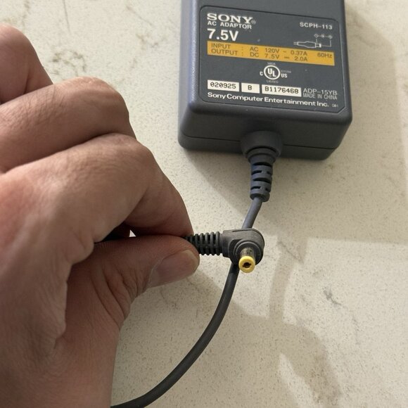 Sony PlayStation PSone PS1 AC Adapter Power Supply SCPH-113 7.5V OEM Genuine - Picture 6 of 8